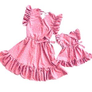 Mommy and me matching dresses